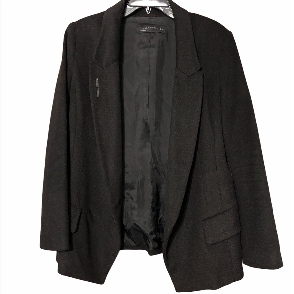 Zara Woman Black Blazer Jacket L